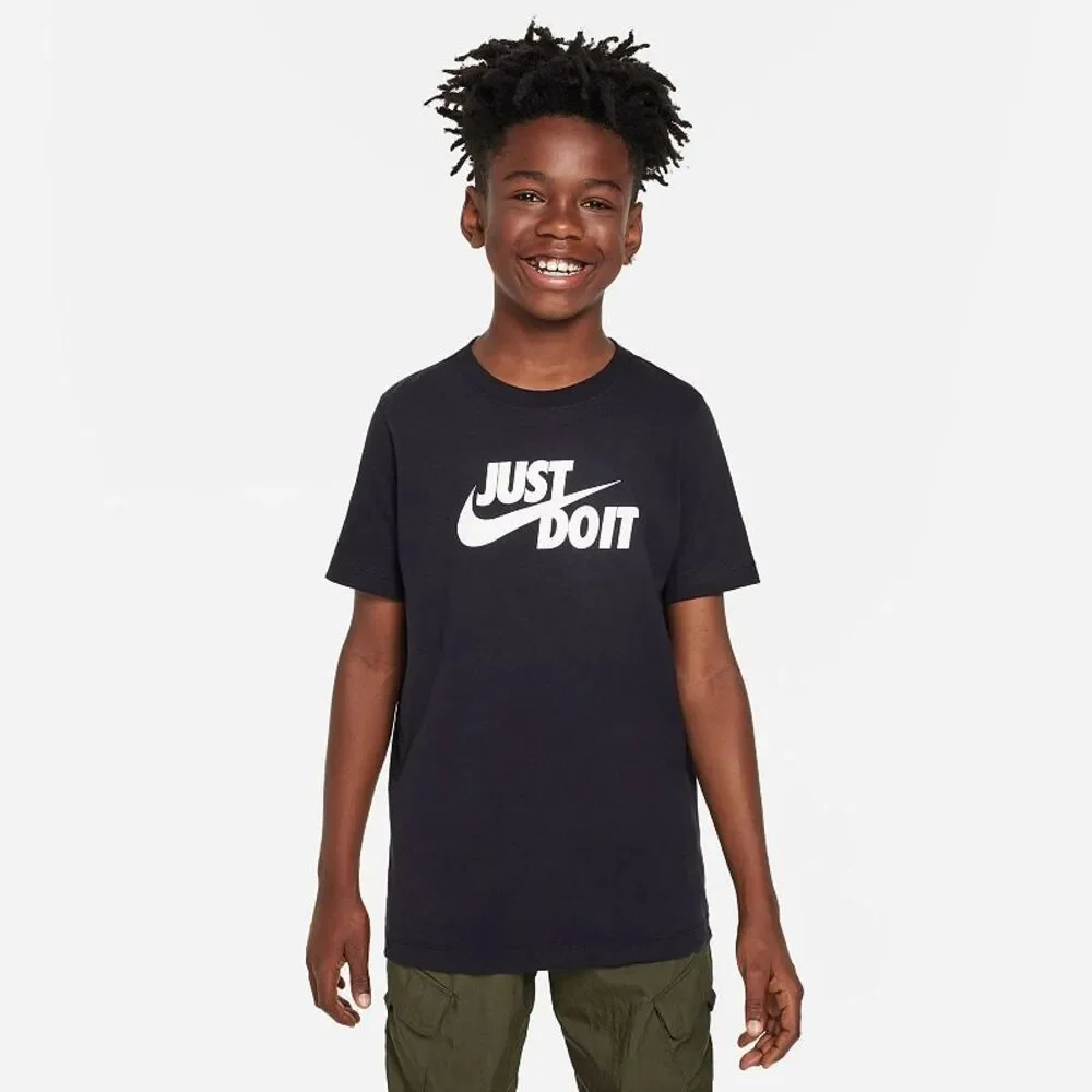 Boys 8-20 Nike Swoosh Tee, Boy's, Size: Large, Grey